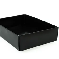 6 Choc Folding Tray; Black